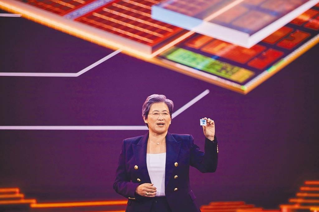 超微半導體(AMD)執行長蘇姿丰預估全球晶片短缺問題將在2022年下半年逐漸獲得緩解。(資料照)
