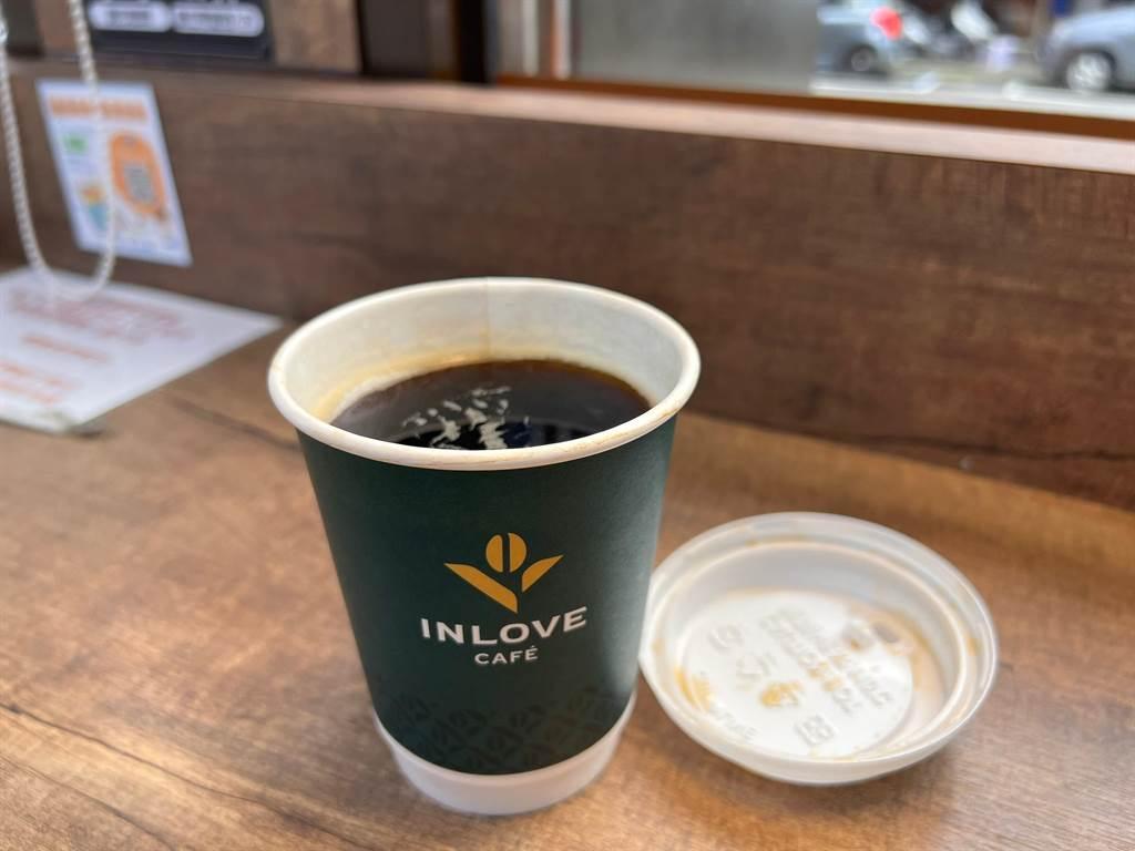 家樂福inLove Café雨林咖啡主打「美式咖啡、拿鐵、燕麥奶拿鐵」三大品項。（業者提供）