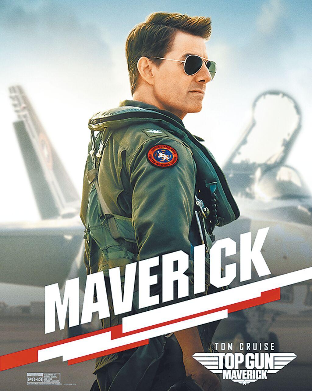 《捍衛戰士：獨行俠》締造湯姆克魯斯（Tom Cruise）從影逾40年以來首映周末國內票房最佳紀錄。圖／取自網路