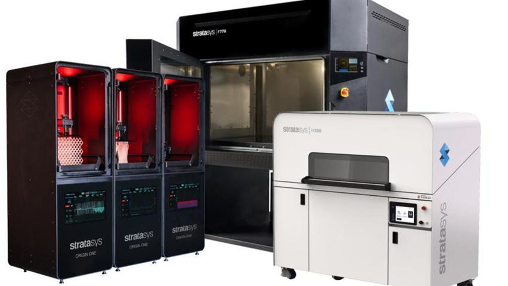 （通業技研2022年成功在台灣銷售Stratasys製造級3D列印機，以塑代鋼搶攻台灣終端批量生產市場，訂單成長40％。圖／震旦提供）