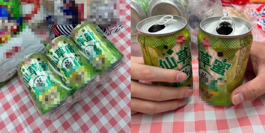 網友表示，外國友人連喝2罐仙草蜜，冰過的更喜歡。（圖／取自臉書全聯消費經驗老實說）