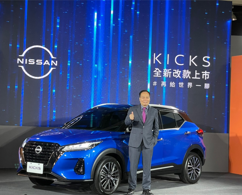 裕日車NISSAN KICKS全新改款上市，透過「外型、安全、便利、動力」四大升級，圖為裕日車總經理蔡文榮。（葉時安攝）