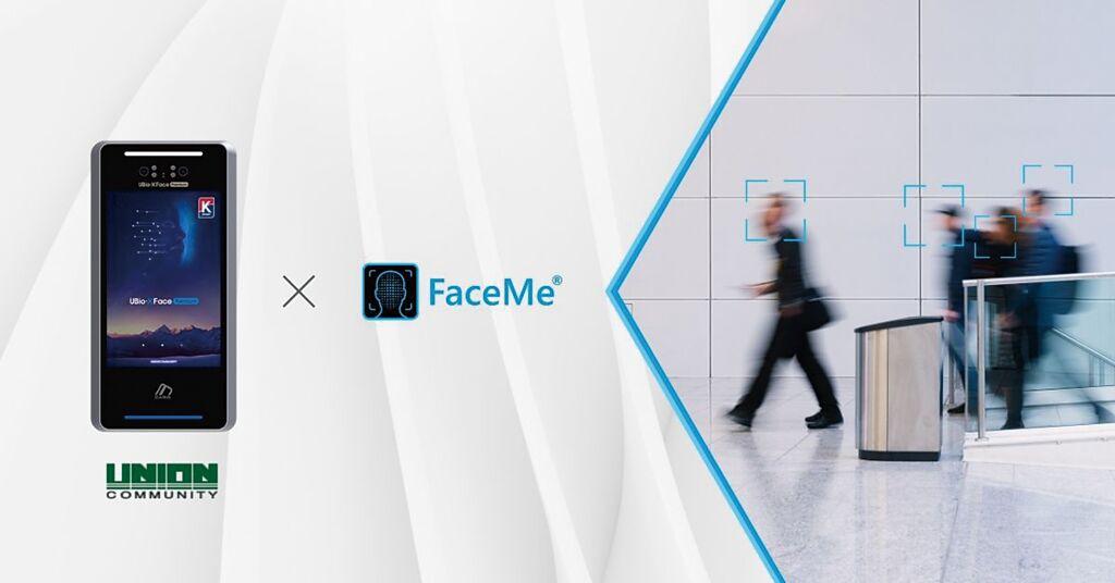 訊連旗下的人臉辨識產品FaceMe與韓國門禁機大廠UNIONCOMMUNITY 合作，進軍國際市場。圖／業者提供