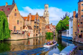 比利時旅遊勝地布魯日（Bruges）。（達志影像／shutterstock提供）