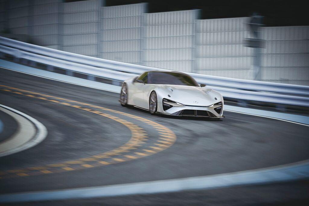 概念車Lexus Electrified Sport Concept為承襲LFA超跑精神之電動未來跑車。圖／和泰汽車提供