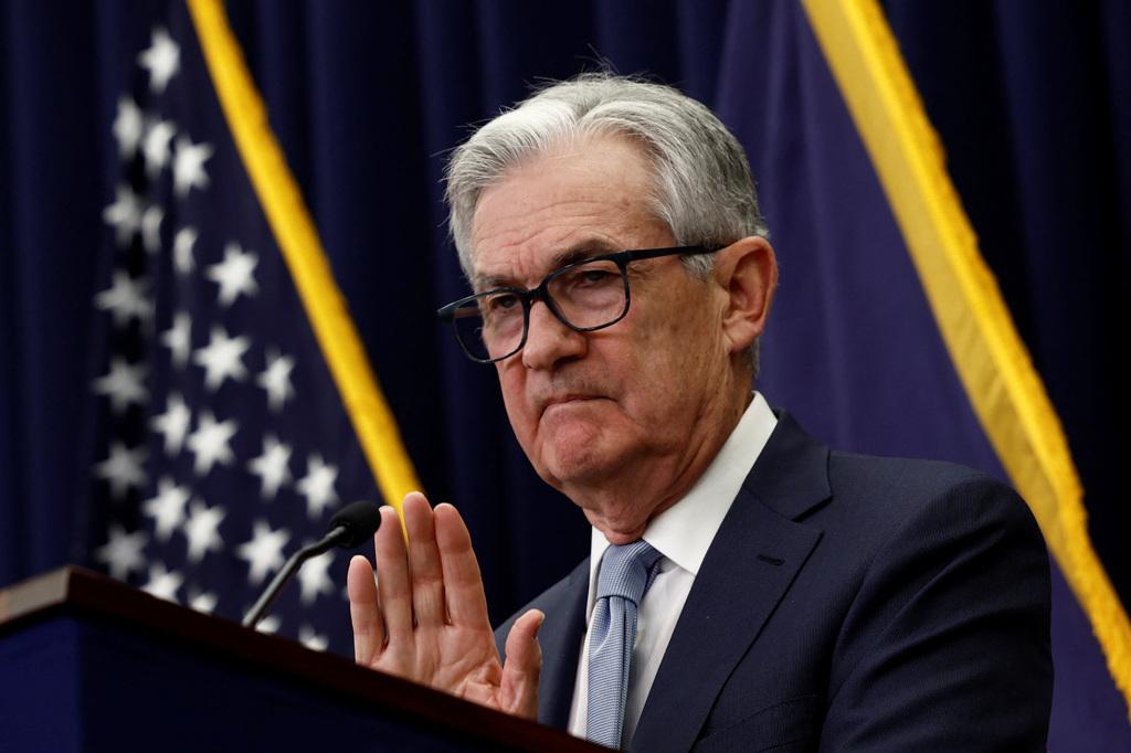 聯準會主席鮑爾（Jerome Powell）。（圖／路透社）