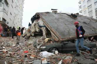 土耳其2月6日發生7.8級強震。（圖／路透社）