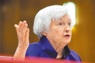 美國財長葉倫。圖／美聯社