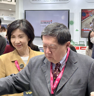 遠傳董事長徐旭東出席2023台北智慧城展，暢談電價。(王逸芯攝)