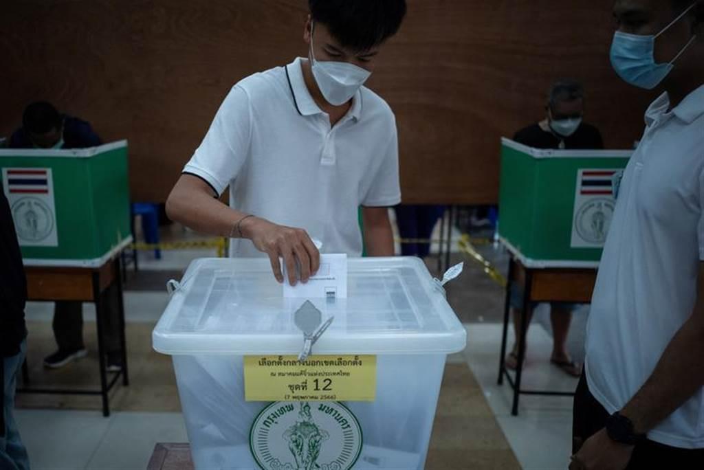 泰國今（14）日舉行全國大選。（路透社）