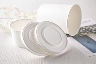 聯宬公司紙漿模塑容器已獲國際認證，符合100％生物可分解之環保要求。圖／業者提供