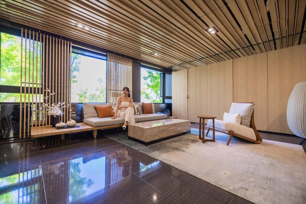 「捷運桃花園」以日系風格營造居家空間，用輕鬆價格也能享受品味生活。（圖/甲山林集團 提供）