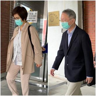 衛福部食藥署專家委員劉滄梧（右）以及擔任台大醫院醫師的妻子施庭芳，士林地院依洩密罪、內線交易罪判處有期徒刑3月、1年6月。（資料照