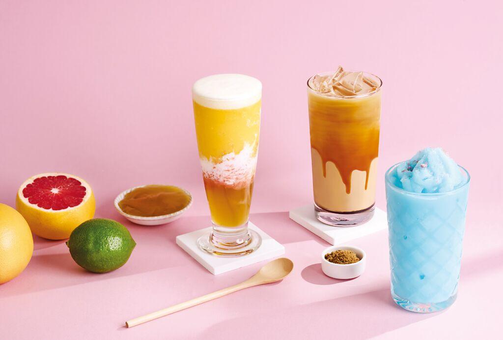 樂多多集團新創「幸福搖搖」品牌首度跨足手搖飲市場，主打Q凍系列茶飲。圖／樂多多集團提供