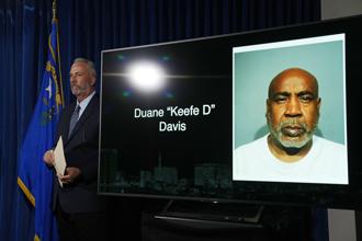 警方表示，前幫派老大戴維斯（Duane "Keffe D" Davis）長久以來一直是嫌疑人之一，近年他開始在一連串公開聲明中暗示自己涉案。（圖／美聯社）