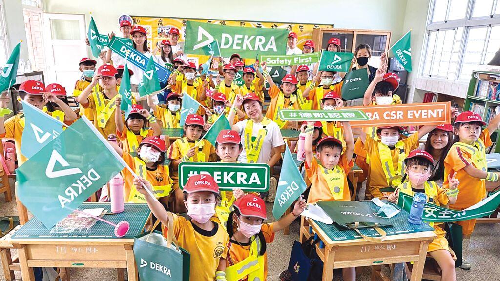 在黑暗中保護聰明的小腦袋，DEKRA安全小紅帽守護兒童的道路安全。圖／DEKRA提供