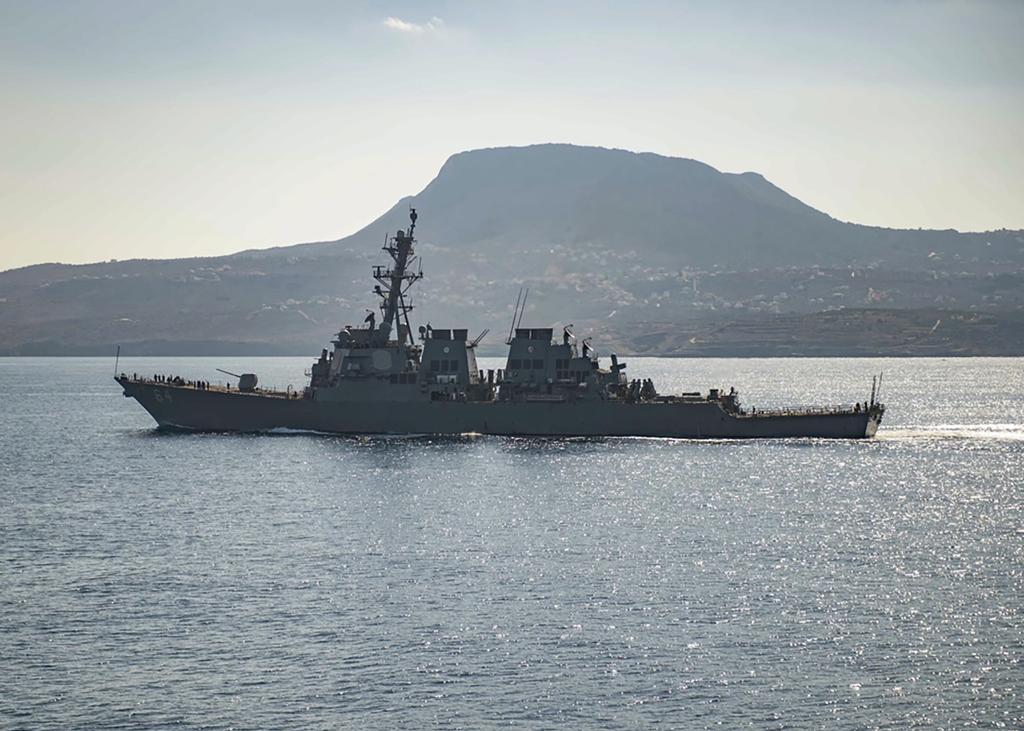 美國軍艦紅海遇襲 葉門青年運動聲稱攻擊2艘船。(圖/美聯)