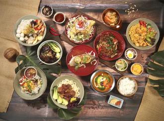 台北花園大酒店 花園thai thai餐廳每日全時段推出全新泰式定食。圖／台北花園大酒店提供