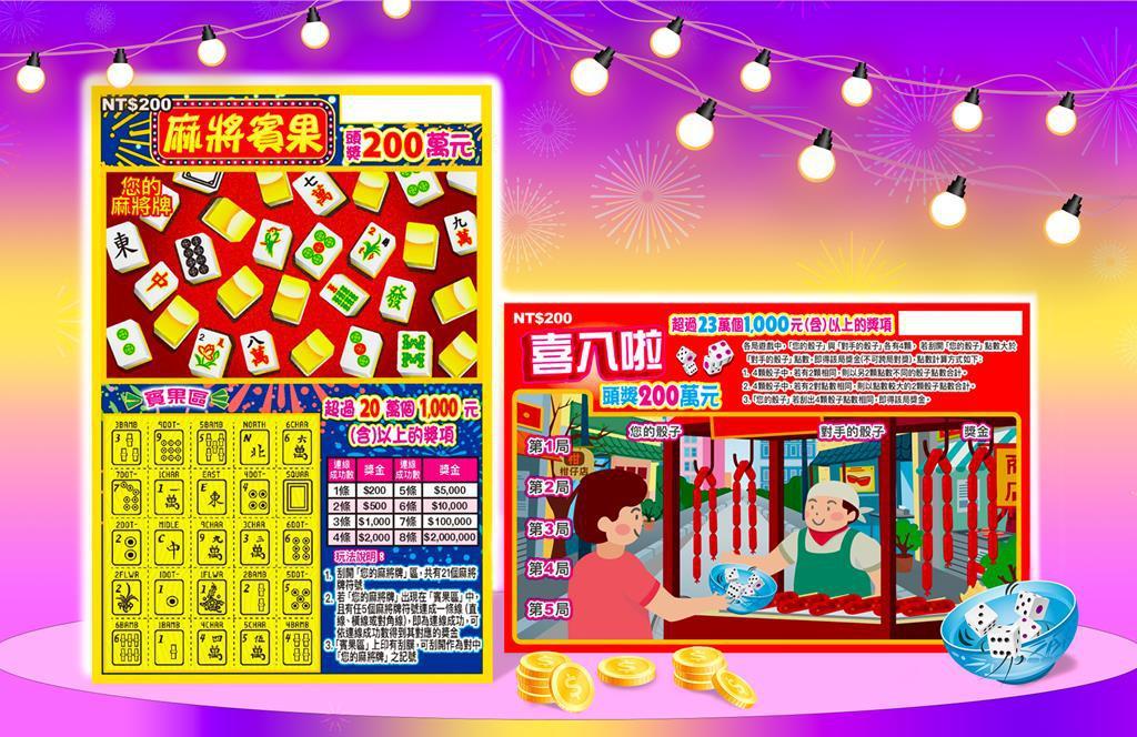 2款刮刮樂新品獎項逾396萬個 總獎金逾15.4億元 - 其他 - 旺得富理財網